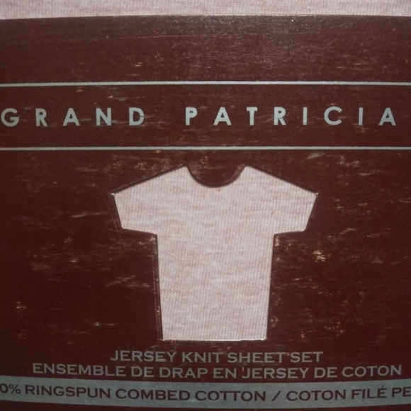 New Grand Patrician Jersey Knit Queen Sheet Set - Picture 3 of 5